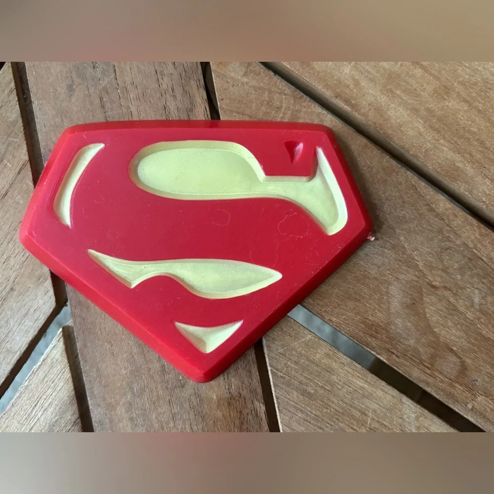 1977 Superman Cake Topper Set of 2 DC Comics Wilton Cakes UNUSED Superhero Party